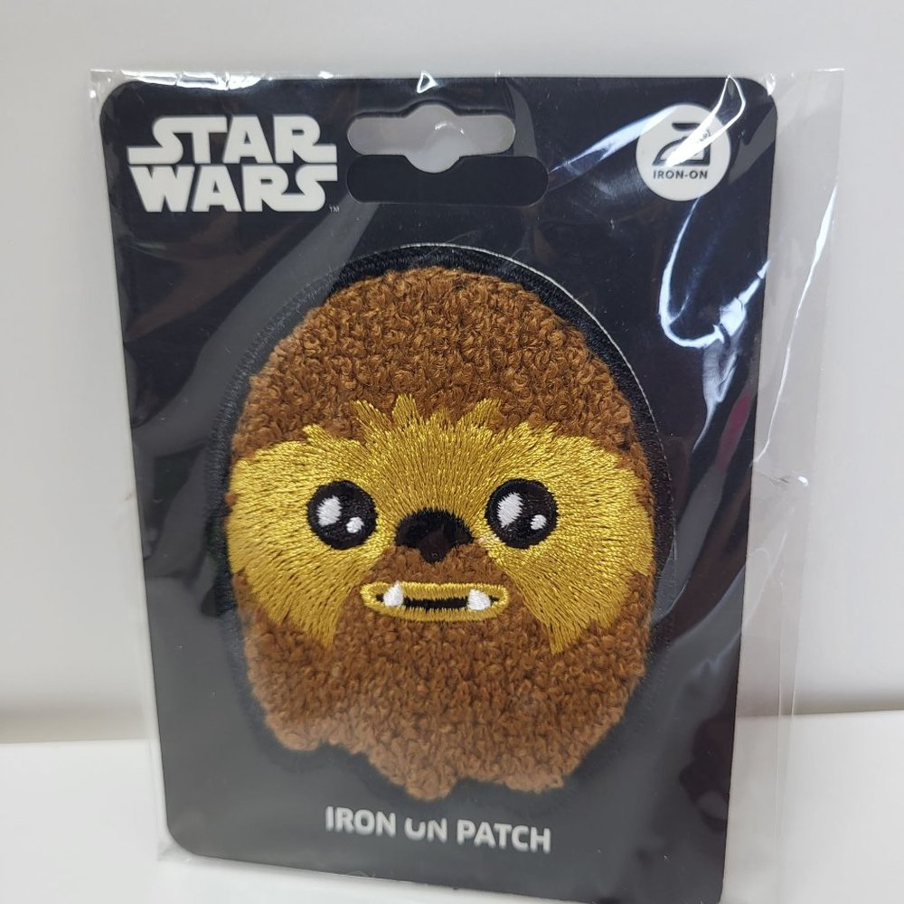 New Star Wars Chewbacca Chewie Force Awakens Lucasfilm Iron On‎ Patch- Bioworld